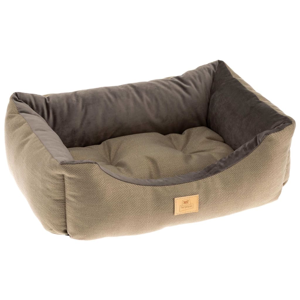 Ferplast Honden- en kattenbed Chester 80 bruin