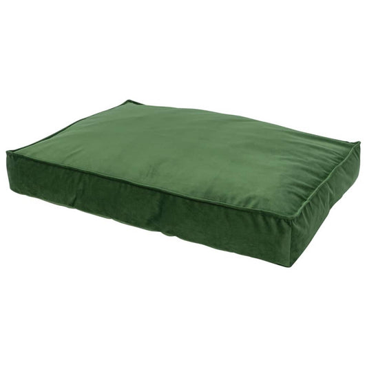 Madison Hondenkussen Velvet 80x55x15 cm groen