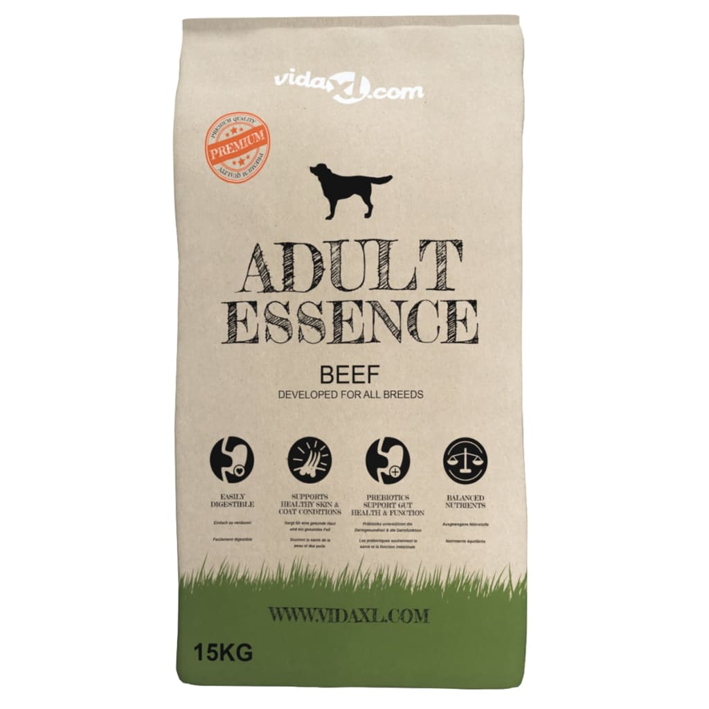 Premium hondenvoer droog Adult Essence Beef 15 kg