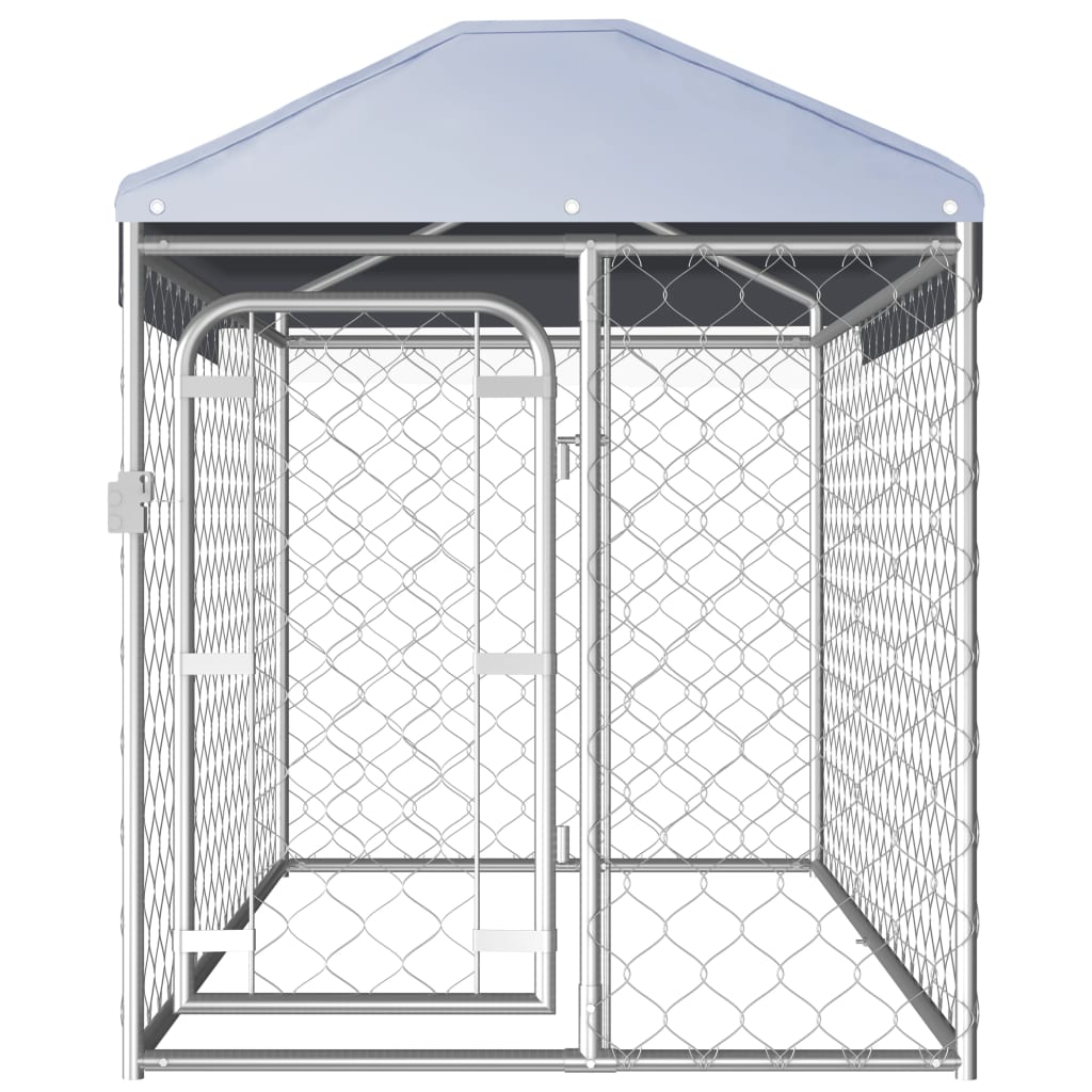 Hondenkennel voor buiten met dak 200x100x125 cm