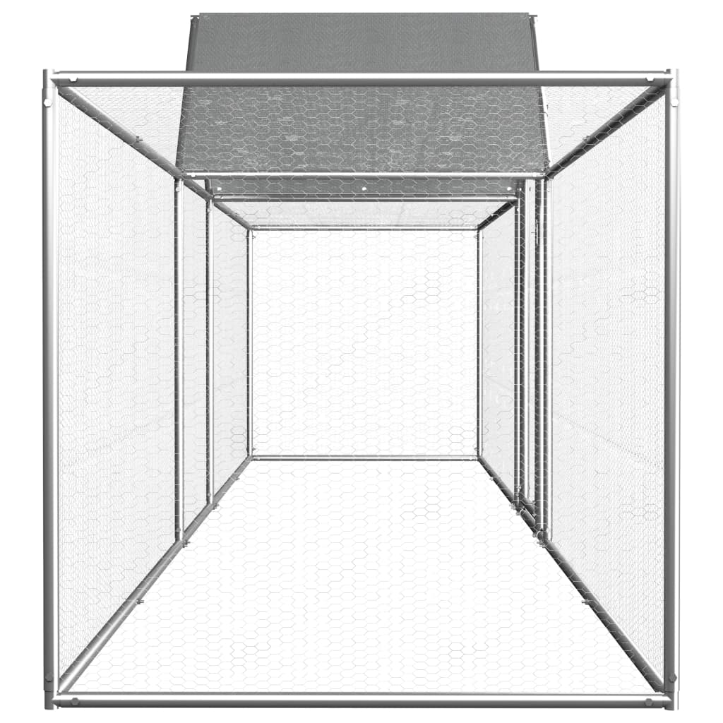 Kippenren 5x1x1,5 m gegalvaniseerd staal