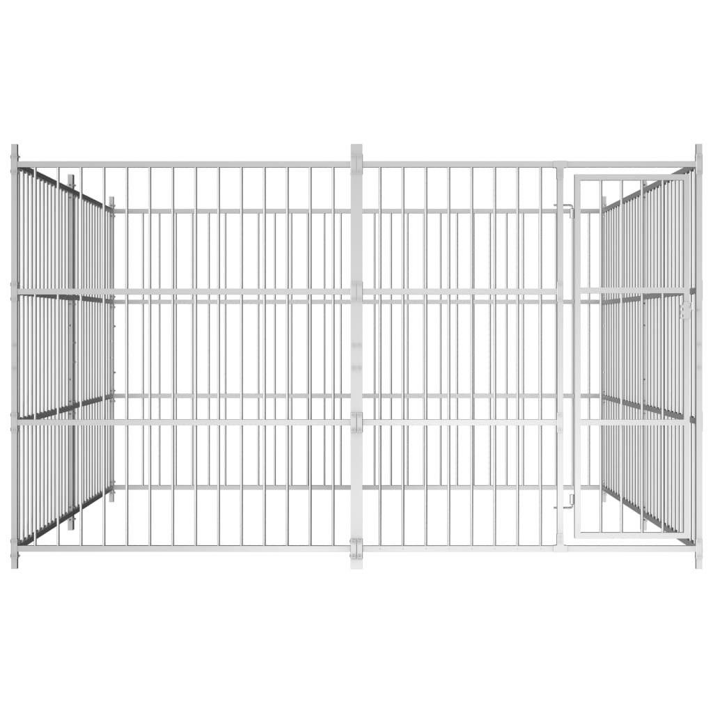 Hondenkennel voor buiten 300x300x185 cm