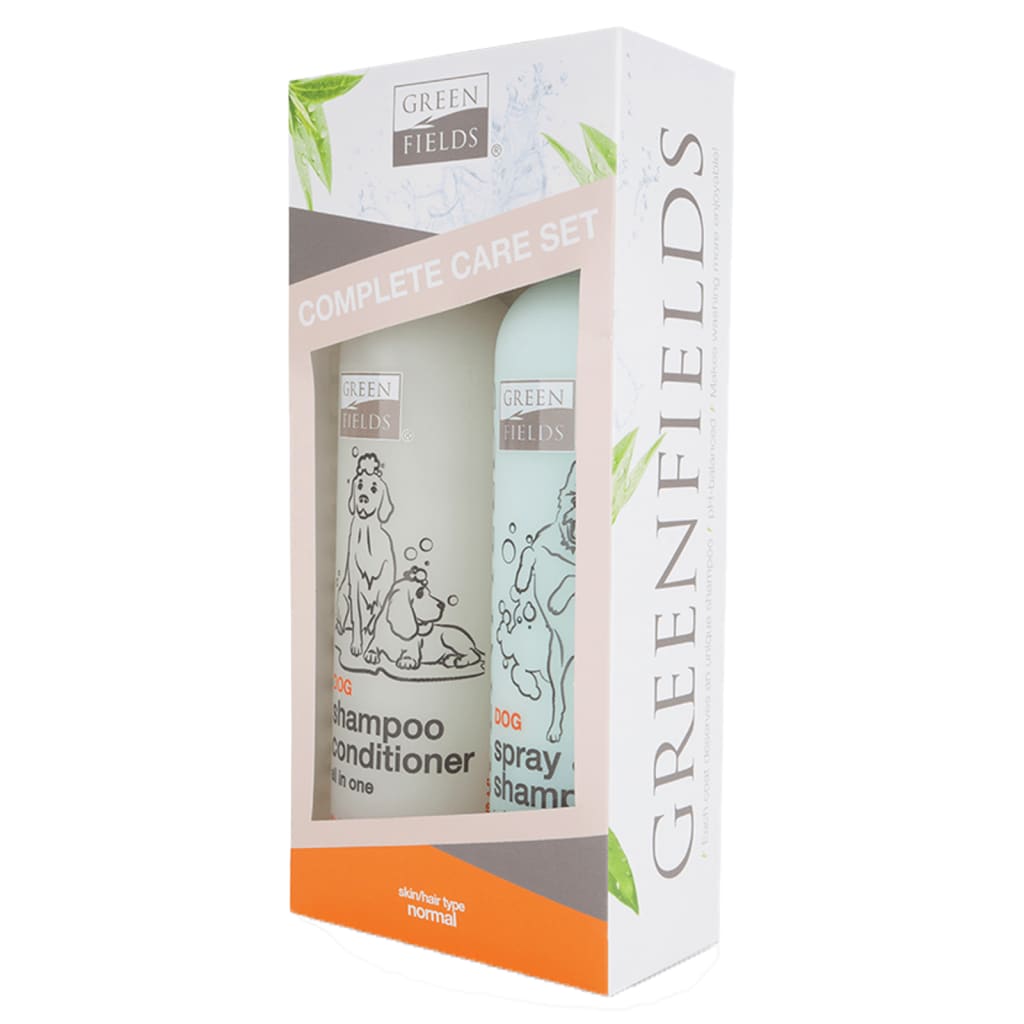 Greenfields Hondenverzorgingsset shampoo en spray 2 x 250 ml