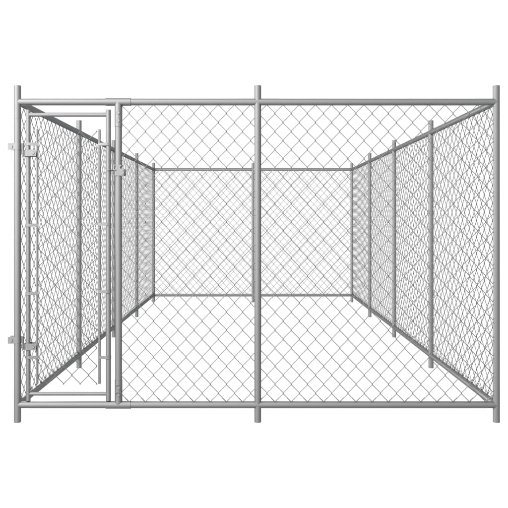 Hondenkennel voor buiten 7,6x3,8x1,9 m