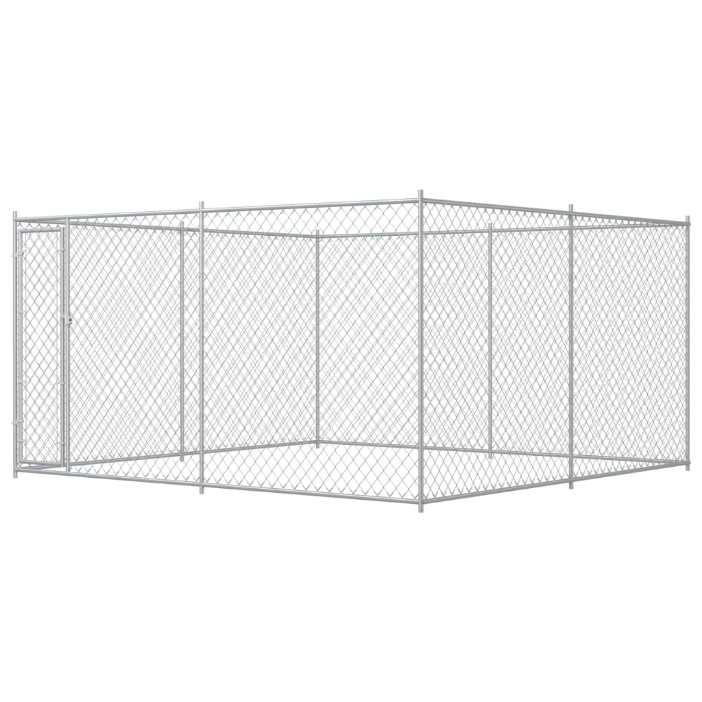 Hondenkennel voor buiten 383x383x185 cm