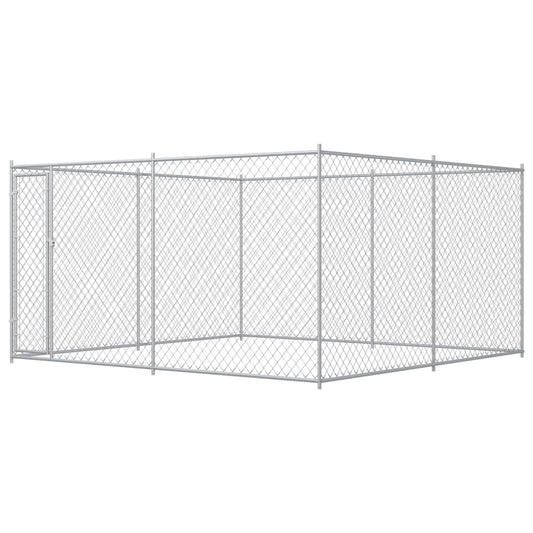 Hondenkennel voor buiten 383x383x185 cm