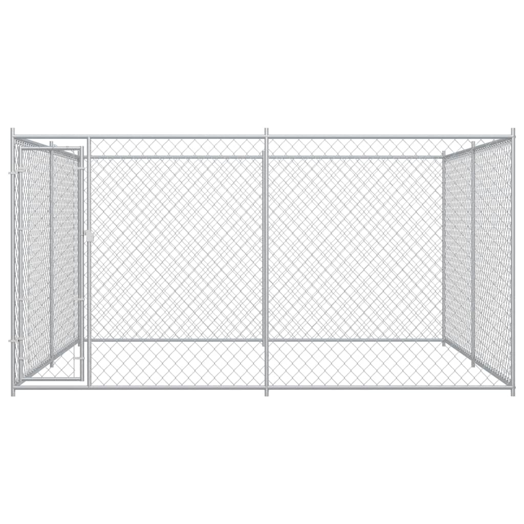 Hondenkennel voor buiten 383x383x185 cm