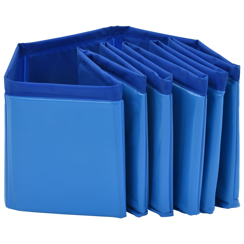 Hondenzwembad inklapbaar 80x20 cm PVC blauw