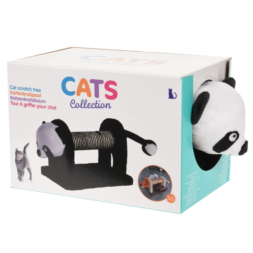 Pets Collection Kattenkrabpaal Panda 51x16x16 cm