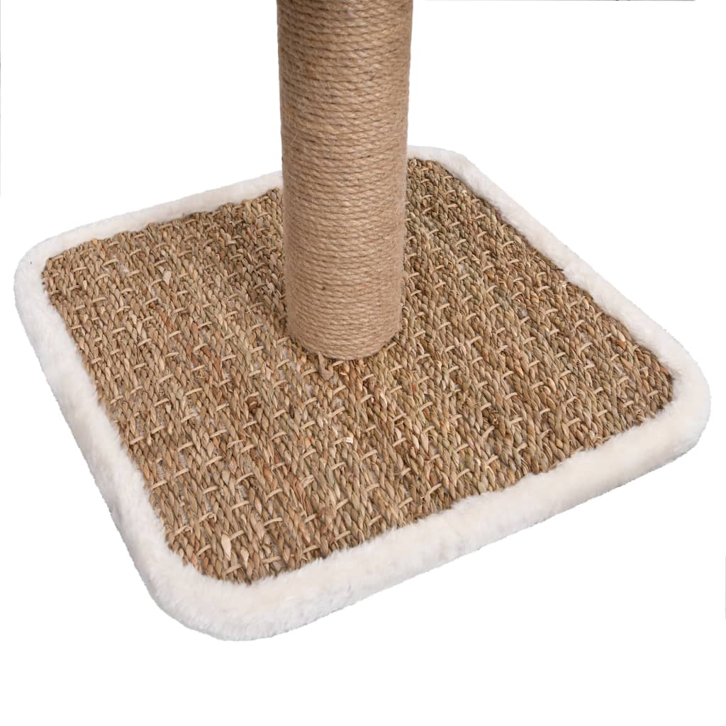 Kattenmeubel met tunnel en speeltje 56 cm zeegras