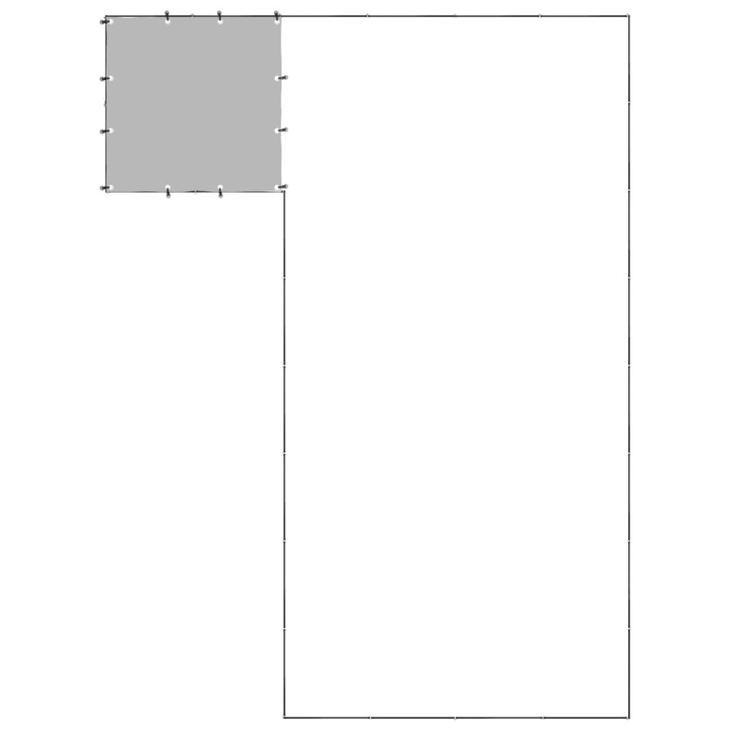 Hondenkennel 10,89 m² staal zwart