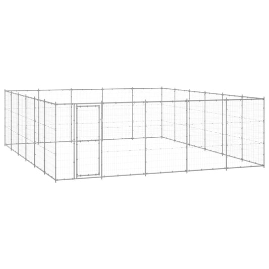 Hondenkennel 36,3 m² gegalvaniseerd staal