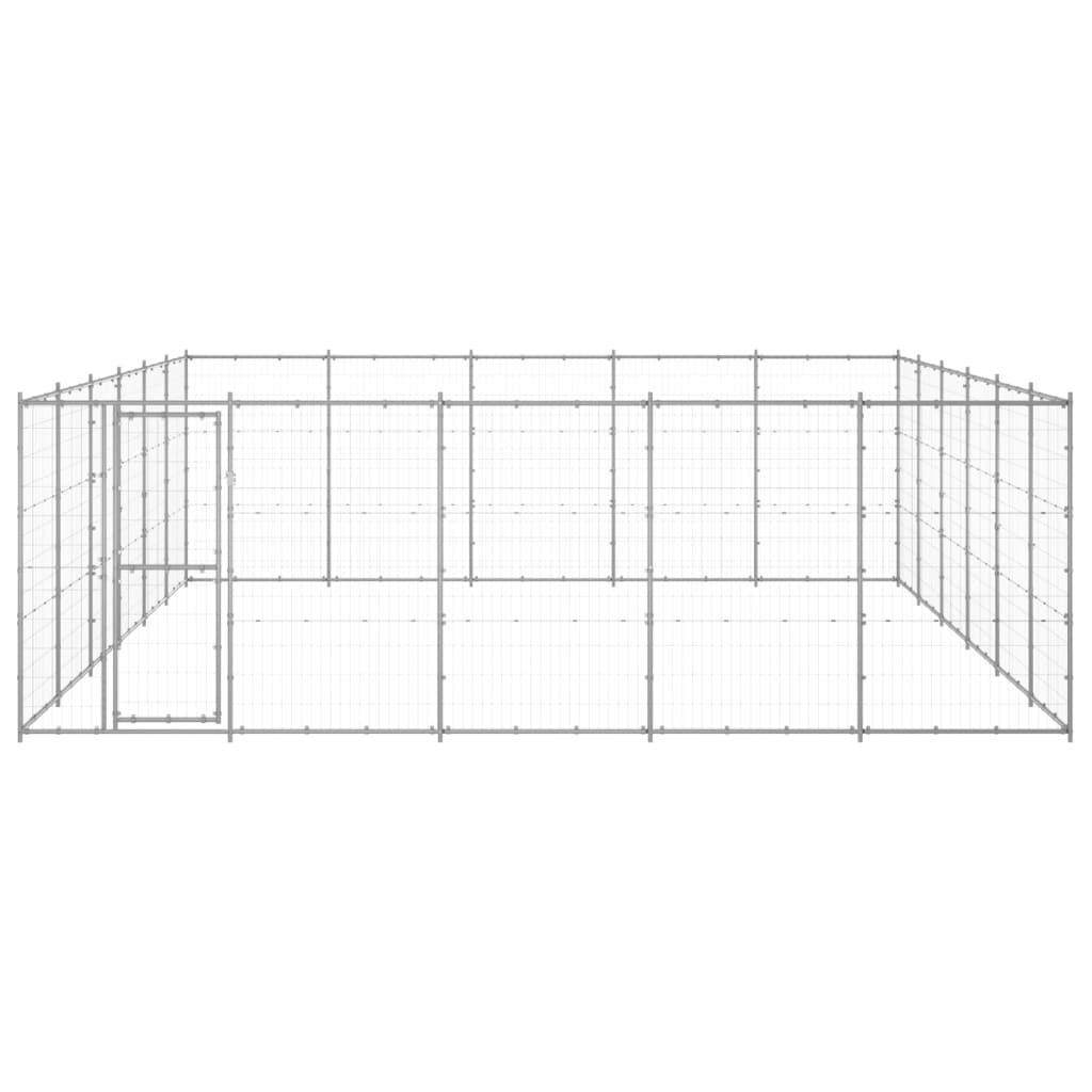 Hondenkennel 36,3 m² gegalvaniseerd staal