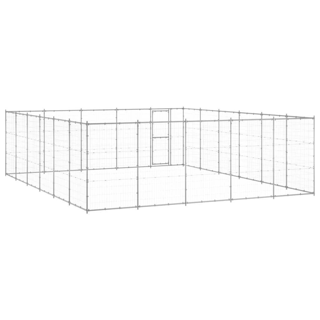 Hondenkennel 36,3 m² gegalvaniseerd staal