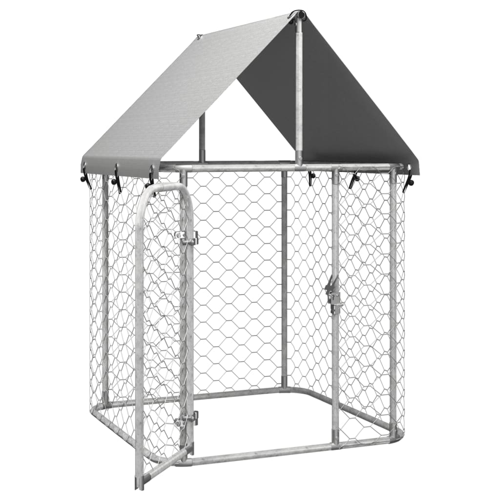 Hondenkennel voor buiten met dak 100x100x150 cm