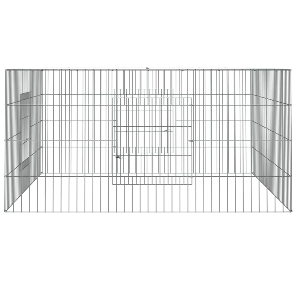 Konijnenkooi 110x110x55 cm gegalvaniseerd ijzer