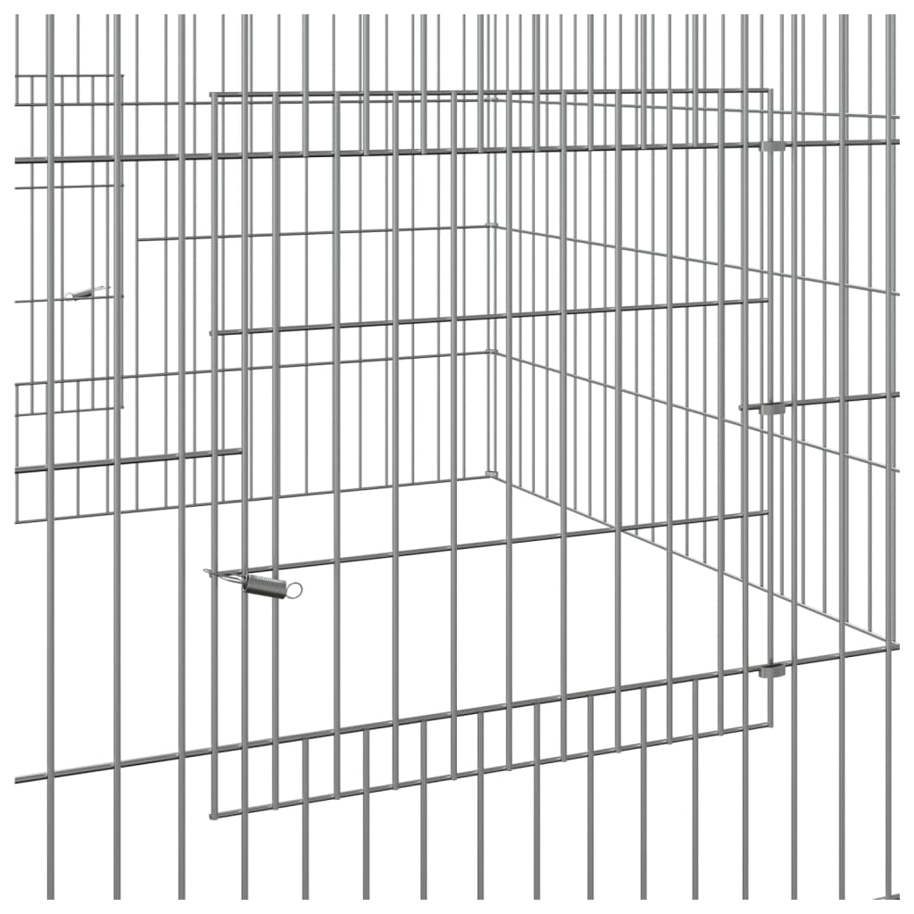 Konijnenkooi 110x110x55 cm gegalvaniseerd ijzer