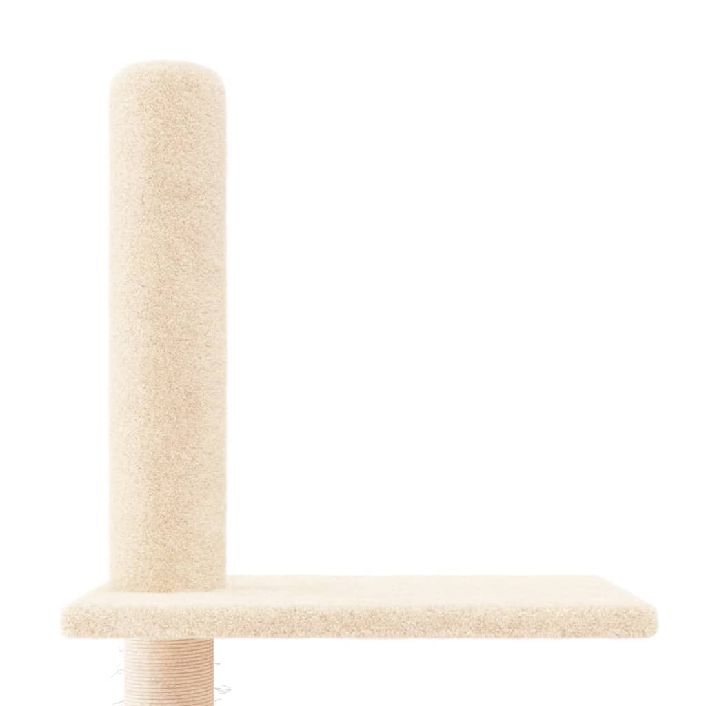 Kattenmeubel vloer tot plafond 250,5-276,5 cm crèmekleurig top