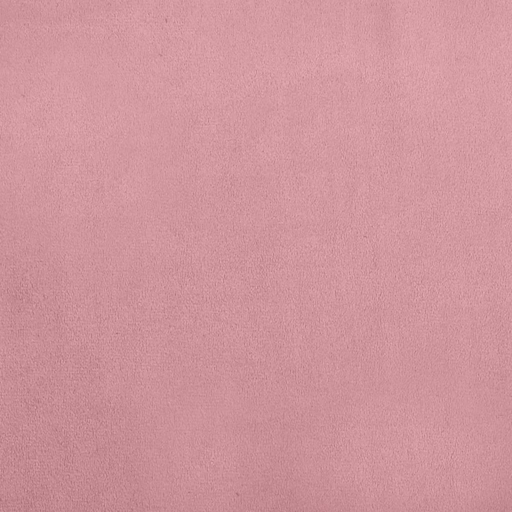 Hondenmand 70x45x30 cm fluweel roze