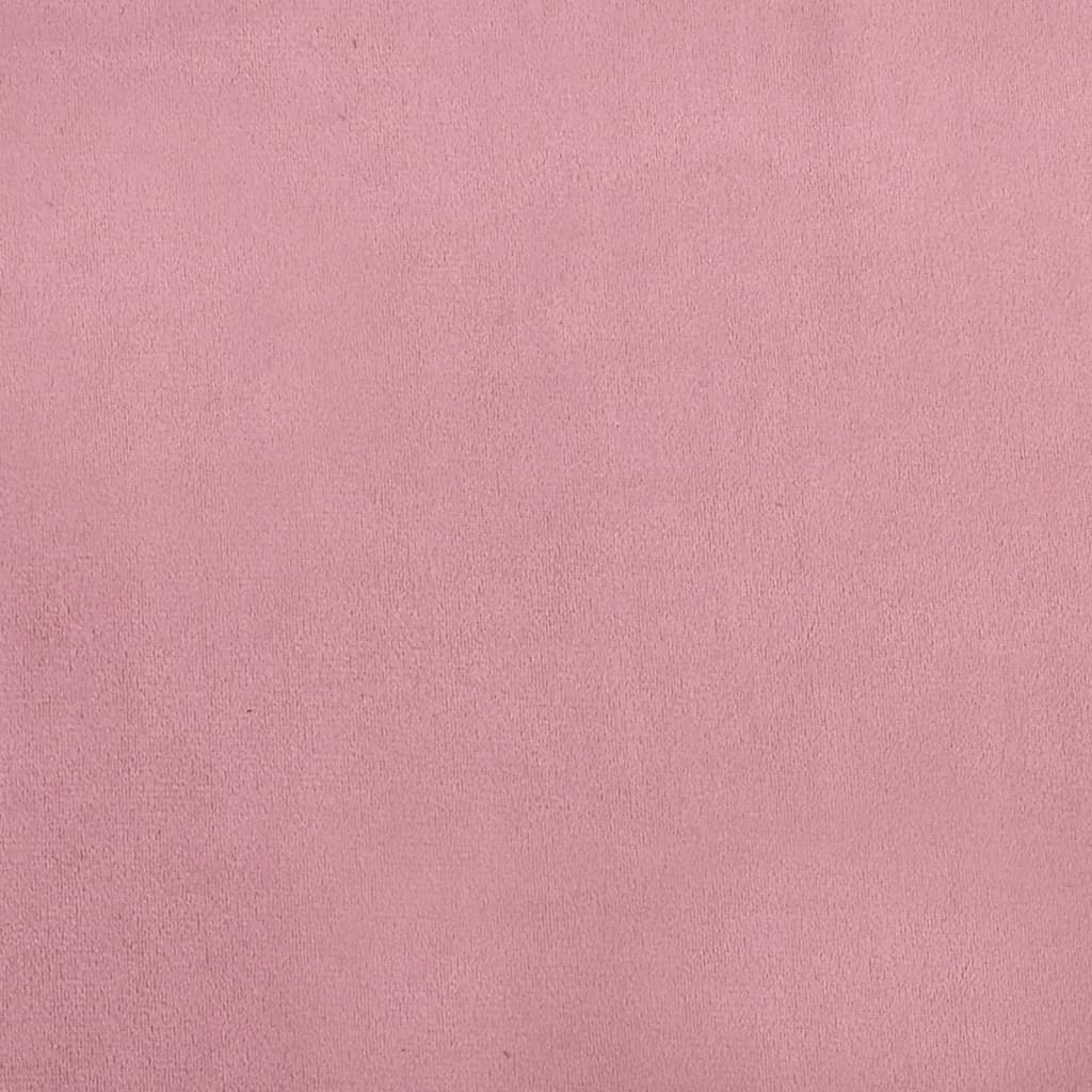 Hondenmand 70x52x30 cm fluweel roze