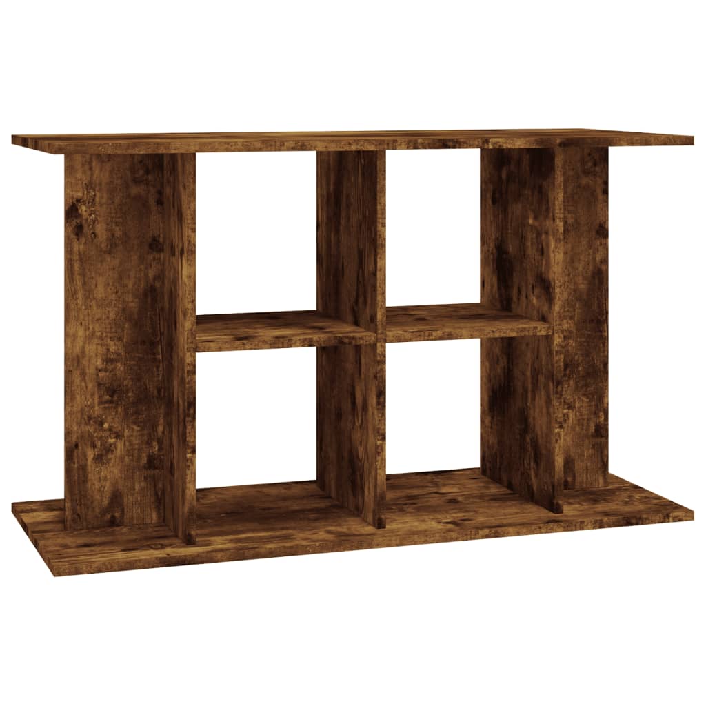 Aquariumstandaard 100x40x60 cm bewerkt hout gerookt eikenkleur