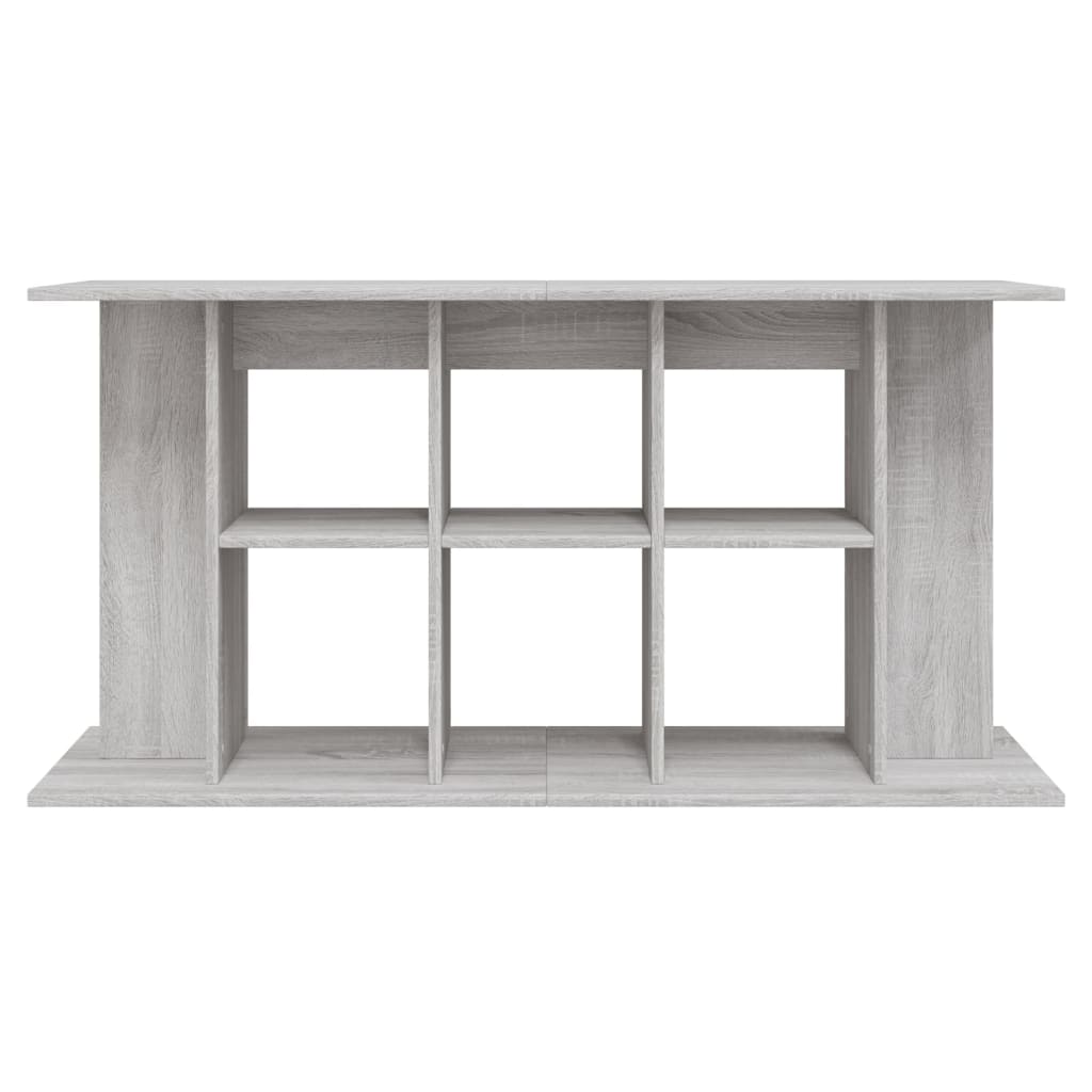 Aquariumstandaard 120x40x60 cm bewerkt hout grijs sonoma