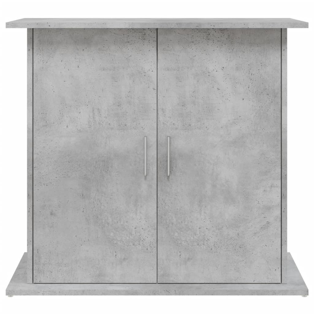 Aquariumstandaard 81x36x73 cm bewerkt hout betongrijs