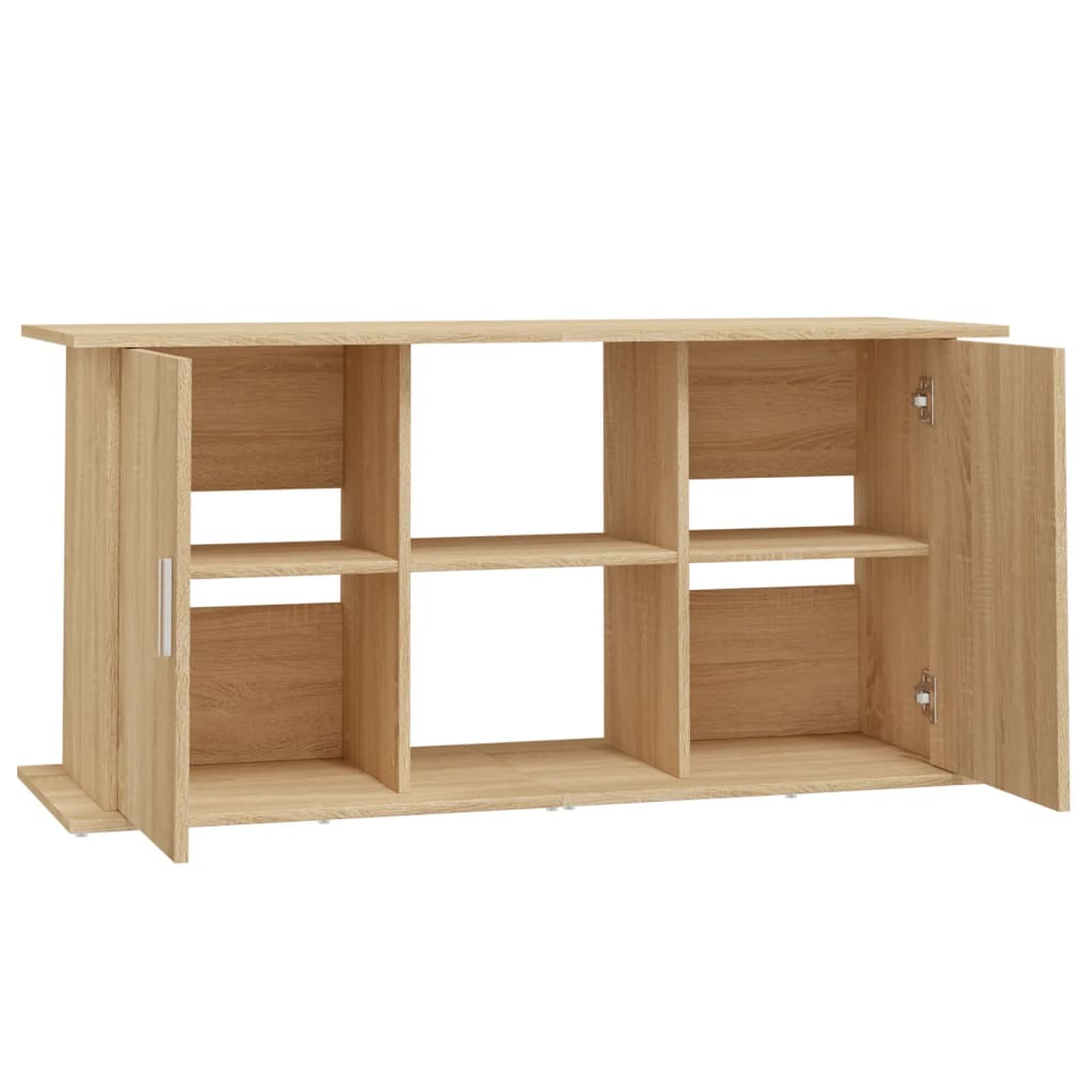 Aquariumstandaard 121x41x58 cm bewerkt hout sonoma eikenkleurig