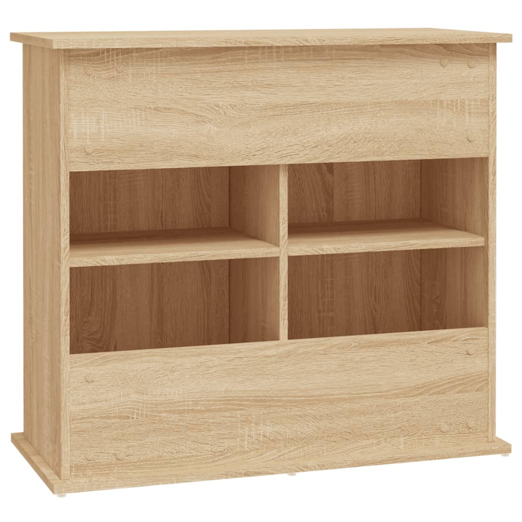 Aquariumstandaard 81x36x73 cm bewerkt hout sonoma eikenkleurig