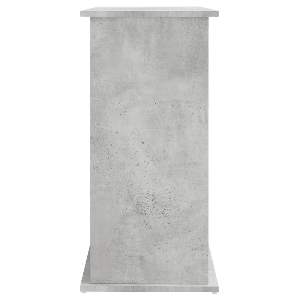 Aquariumstandaard 81x36x73 cm bewerkt hout betongrijs