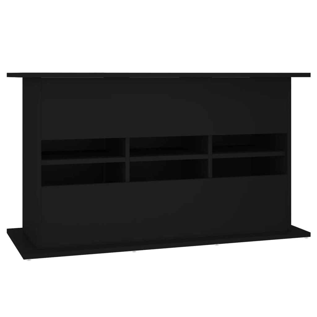 Aquariumstandaard 101x41x58 cm bewerkt hout zwart