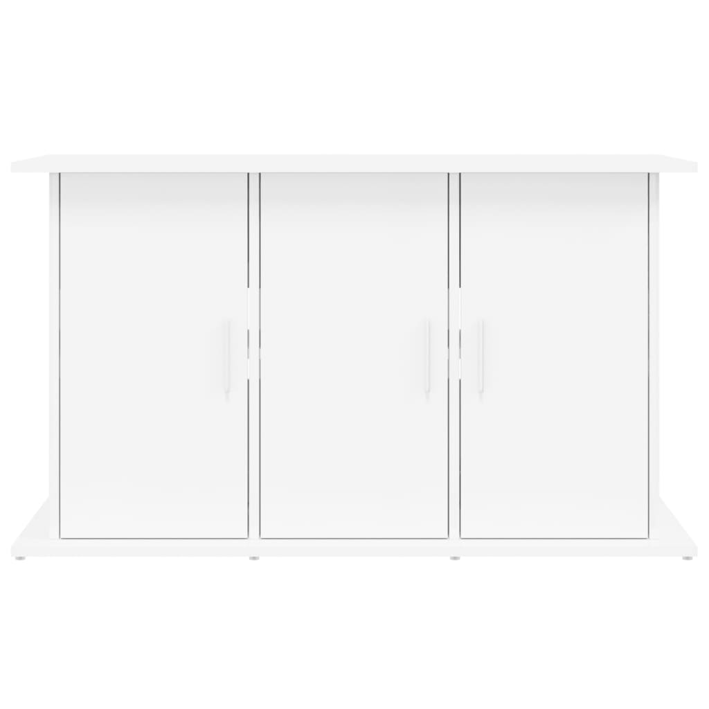 Aquariumstandaard 101x41x58 cm bewerkt hout hoogglans wit