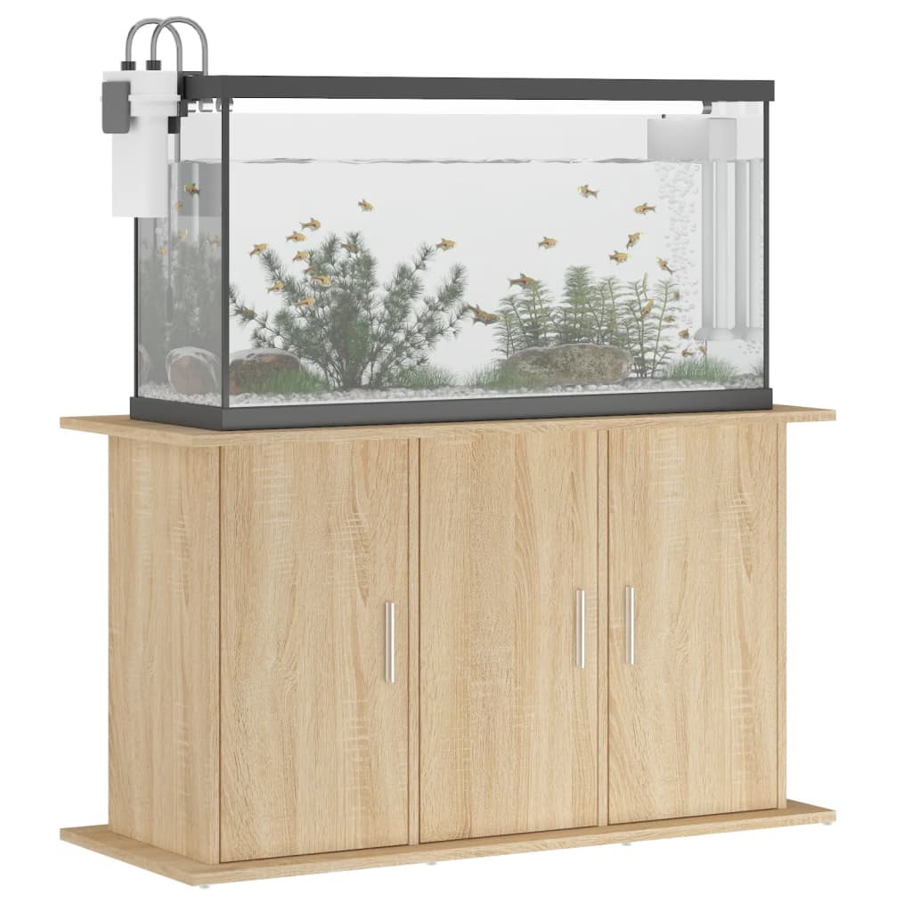 Aquariumstandaard 101x41x58 cm bewerkt hout sonoma eikenkleurig