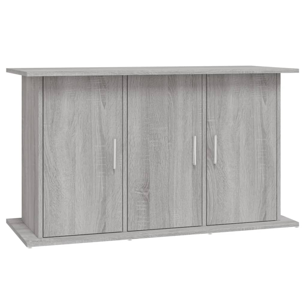 Aquariumstandaard 101x41x58 cm bewerkt hout grijs sonoma eiken