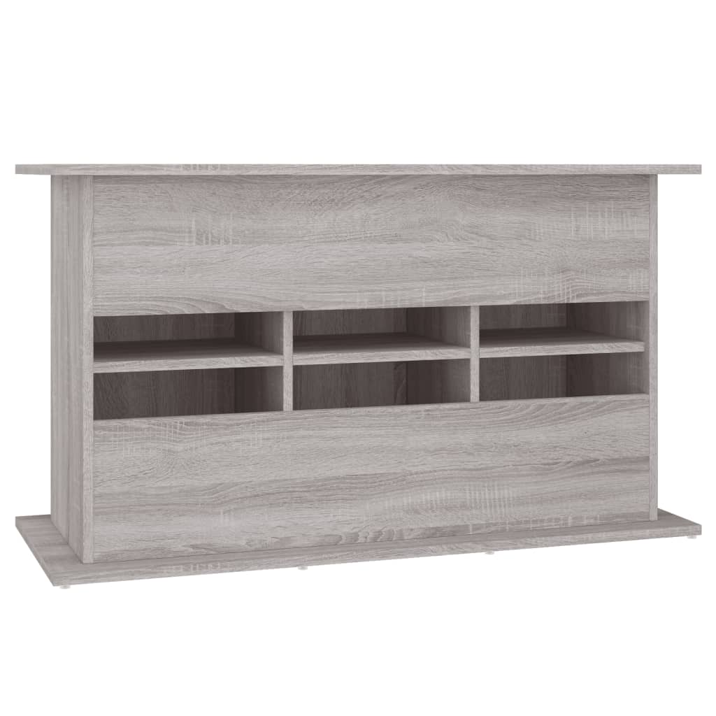 Aquariumstandaard 101x41x58 cm bewerkt hout grijs sonoma eiken