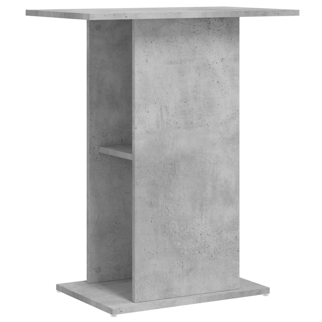 Aquariumstandaard 60,5x36x72,5 cm bewerkt hout betongrijs