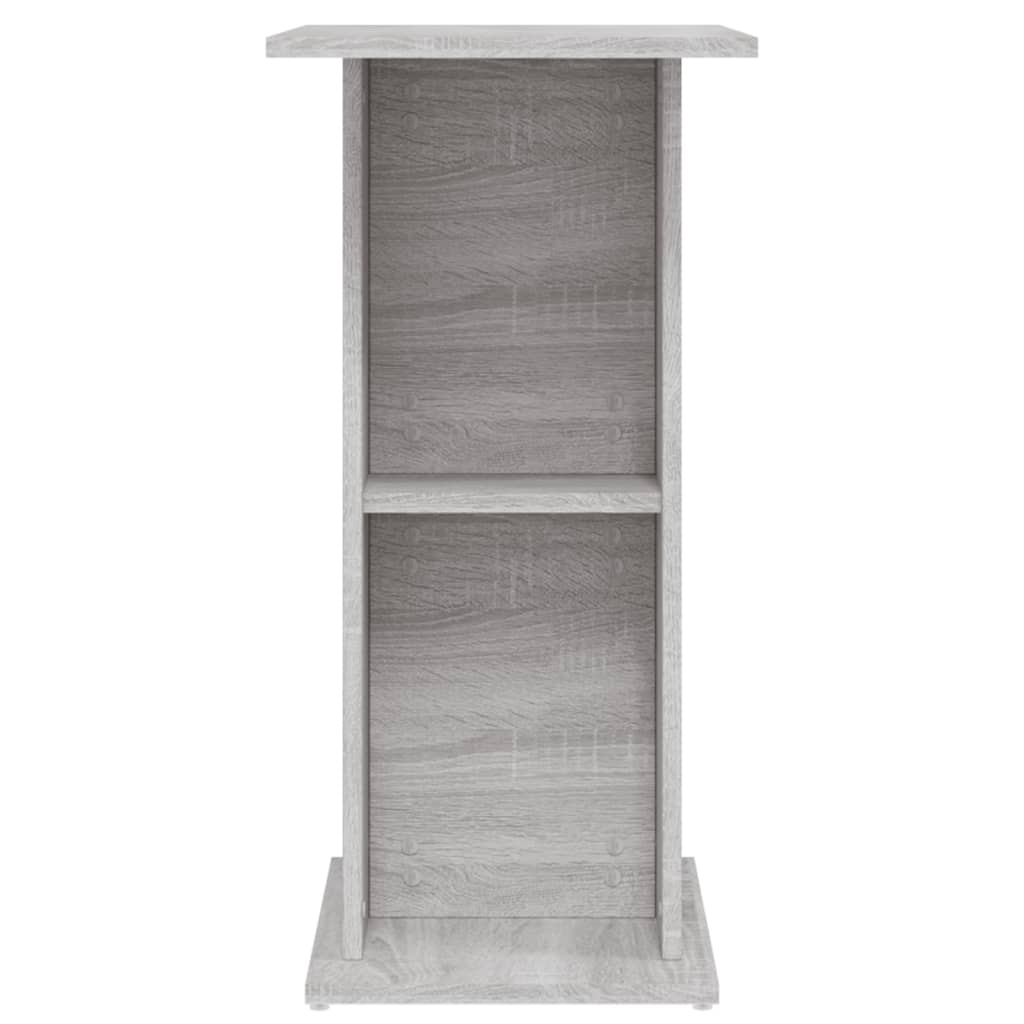 Aquariumstandaard 60,5x36x72,5 cm bewerkt hout grijs sonoma