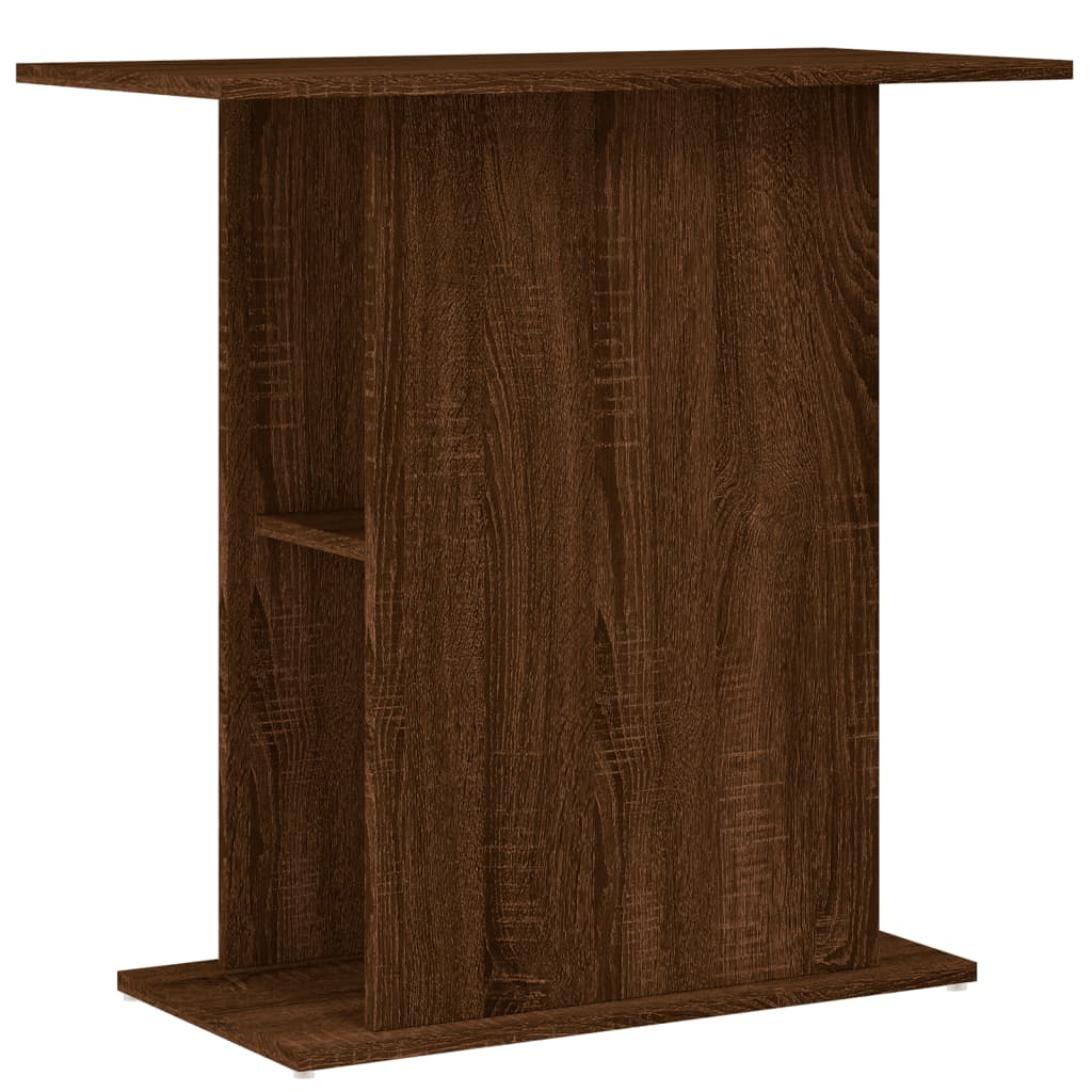 Aquariumstandaard 75x36x72,5 cm bewerkt hout bruin eikenkleur