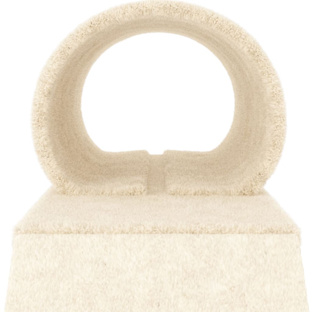 Kattenmeubel met tunnel en ladder 55,5 cm crèmekleurig