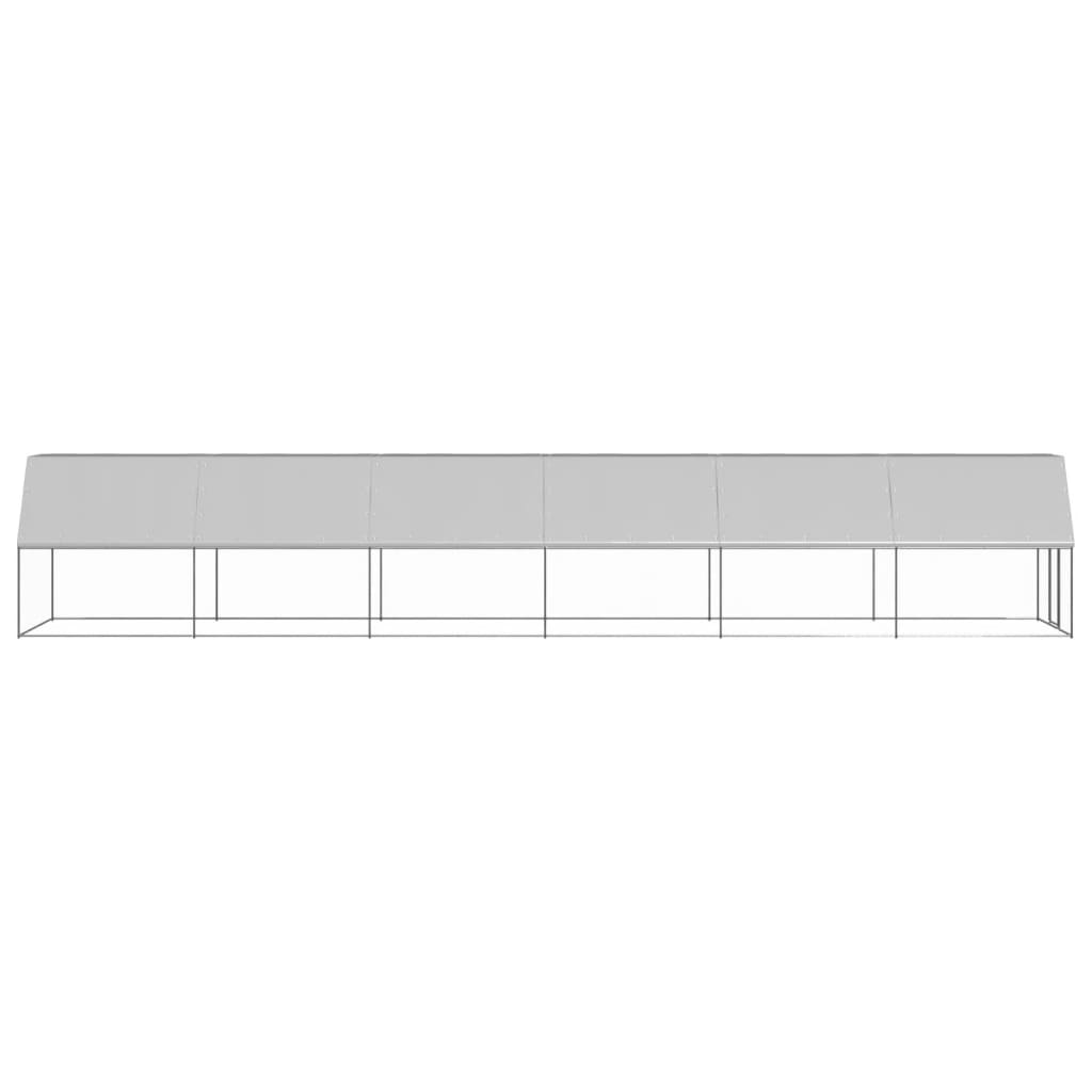 Kippenhok 2x12x2 m gegalvaniseerd staal