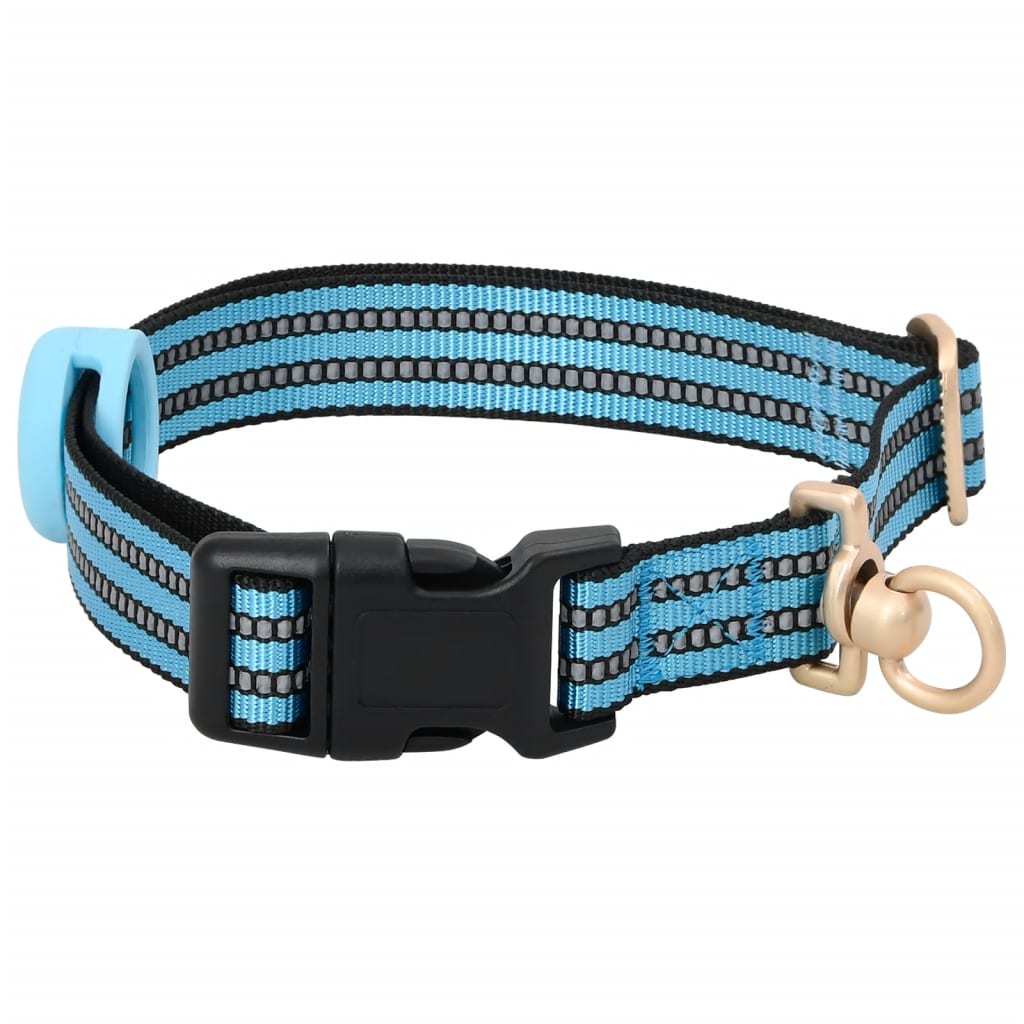 Hondentuigje met riem en halsband verstelbaar S blauw